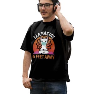 Llamastay Funny Yoga Unisex T-shirt