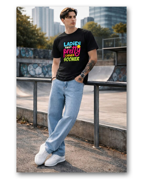 PUGAROO Ladies First Men's Regular T-Shirt