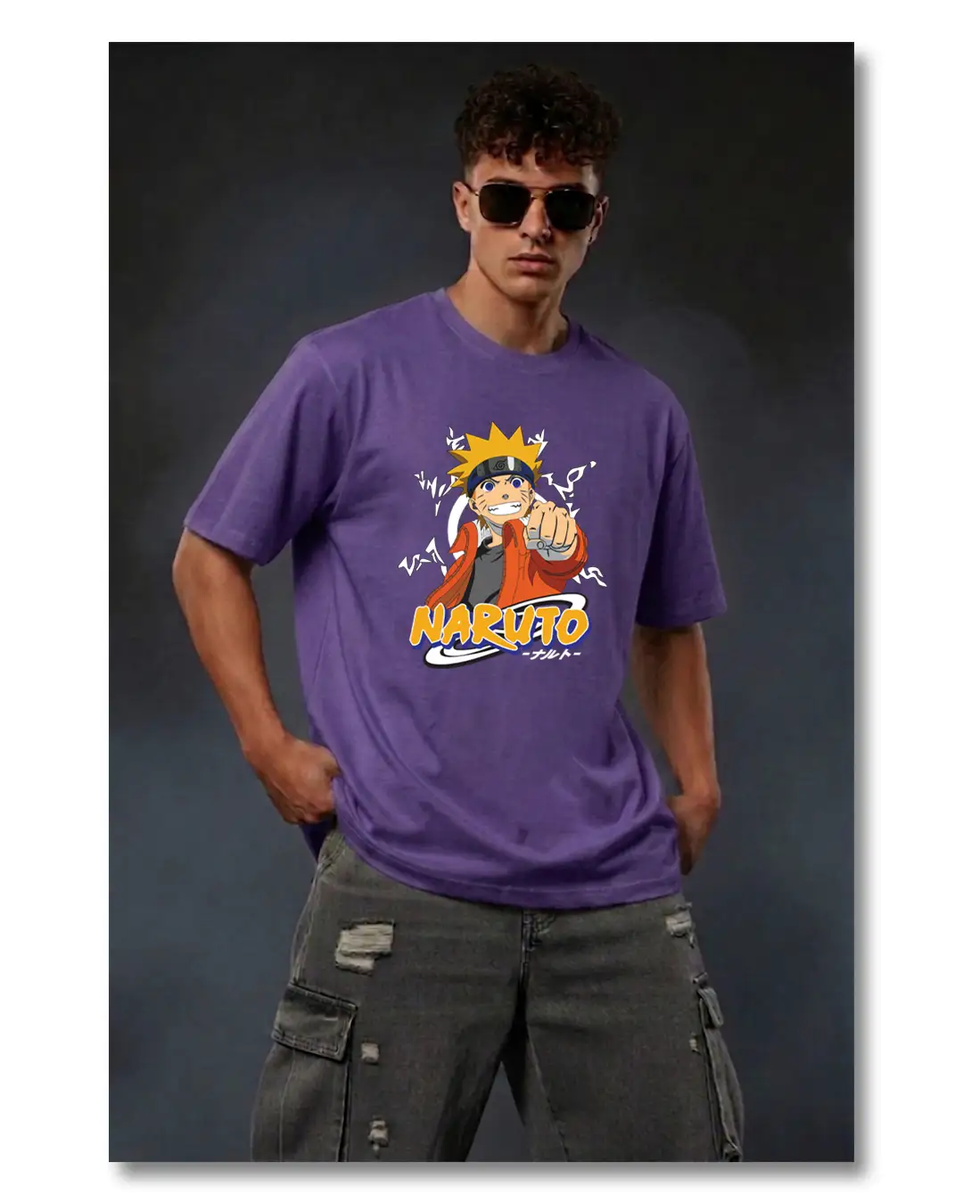 Naruto 1 Lavender T-shirt