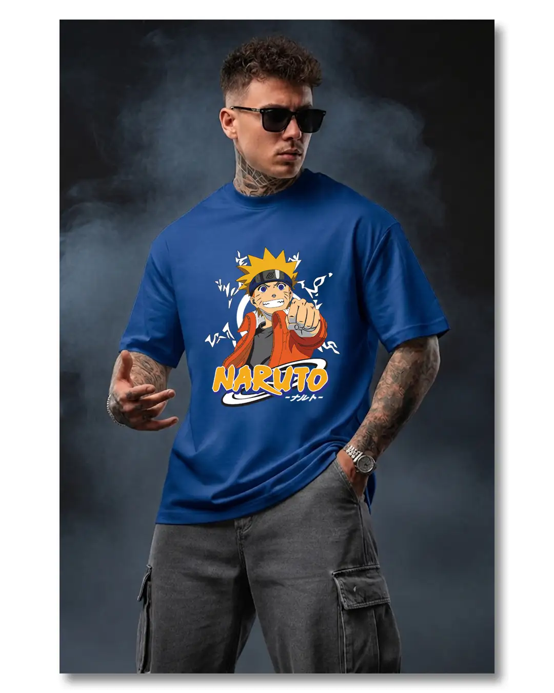 Naruto 1 Royal Blue T-shirt