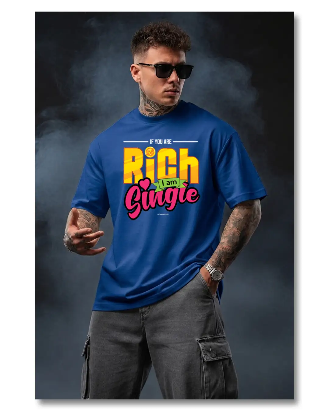 Rich Single 1 Royal Blue
