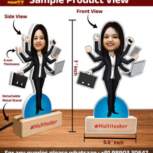 Multitasker Caricature Cutout – Funny Personalized Desk Décor